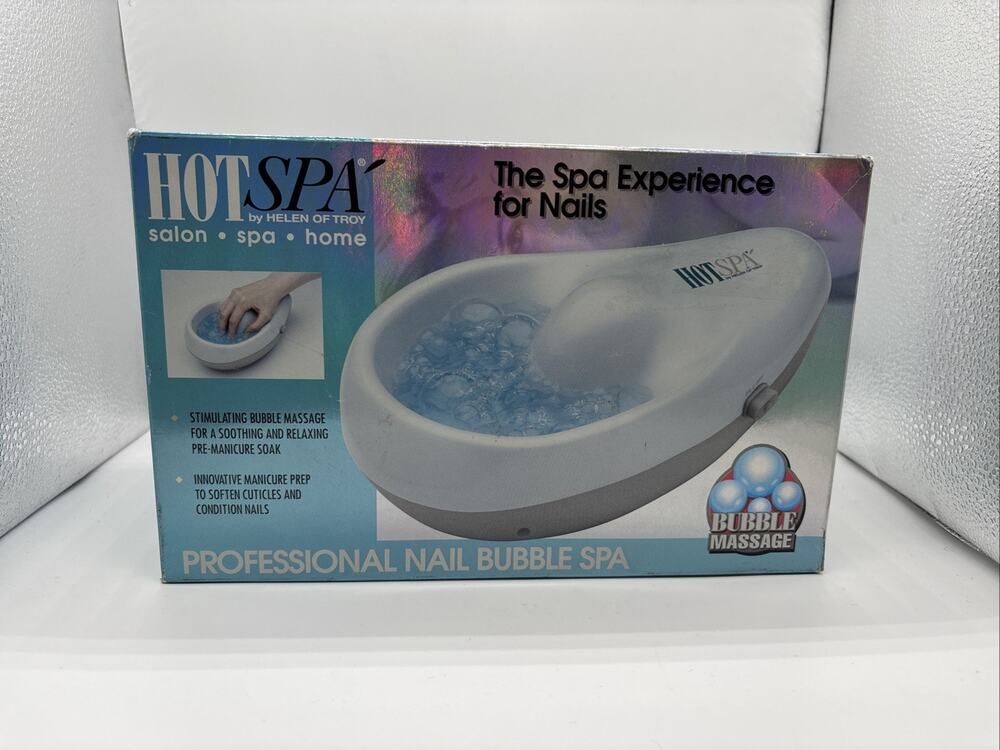 Hot Spa By Helen Of Troy Professional Nail Bubble Spa Model 61512